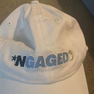 Y2K themed *NSYNC engaged hat